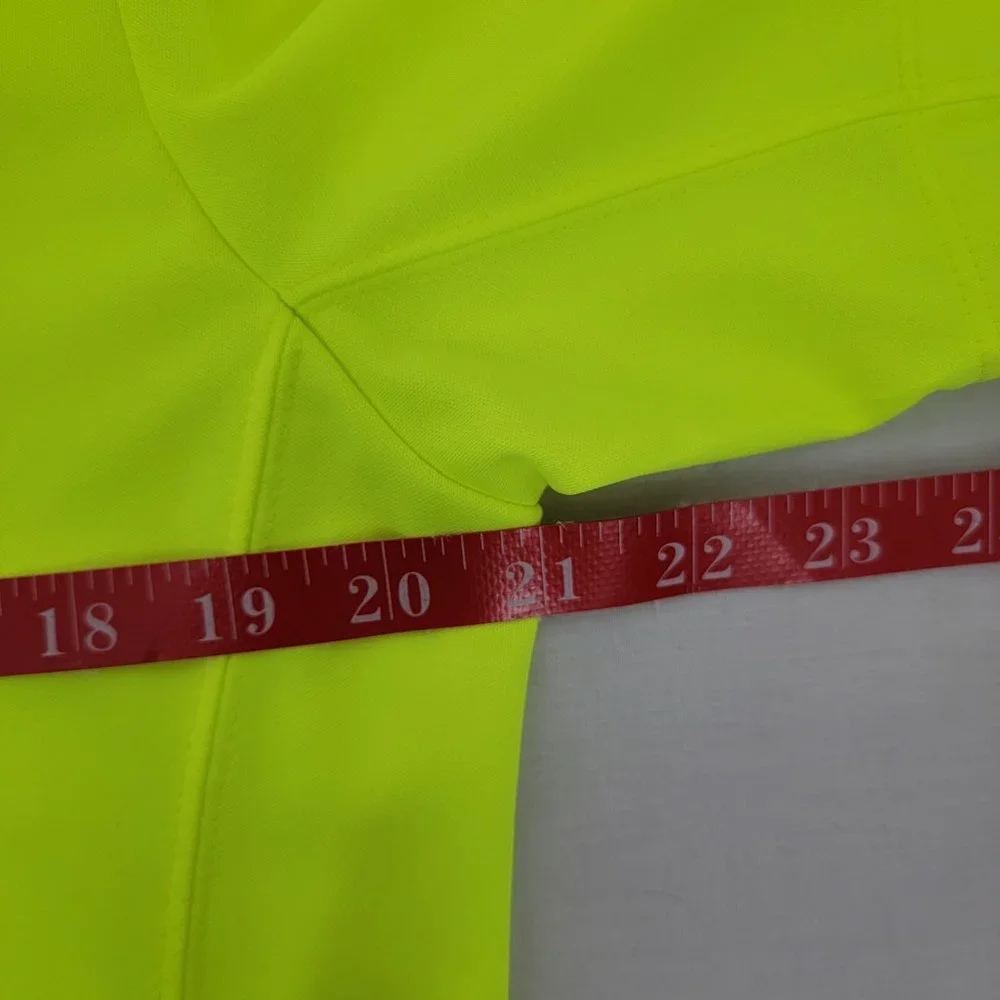 Nike Golf Tour Performance Dri-Fit Polo Shirt Collared Neon Yellow Men's Medium - Picture 9 of 10